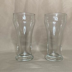 Vintage Pair of Libbey Beer Glasses